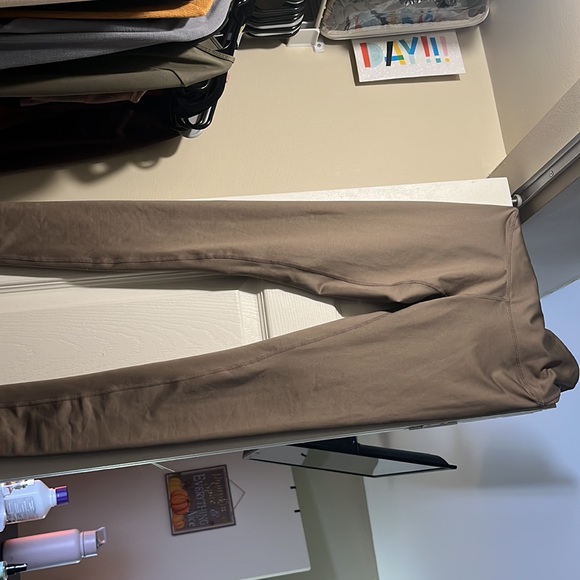 Light brown/tan leggings. - Picture 2 of 5